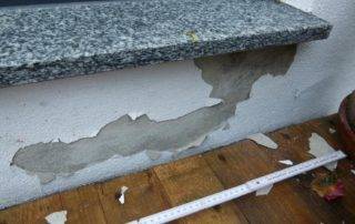 Abgebroeckelte Fassade Gutachten