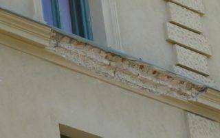 Abgebroeckelte Fassade Gutachten